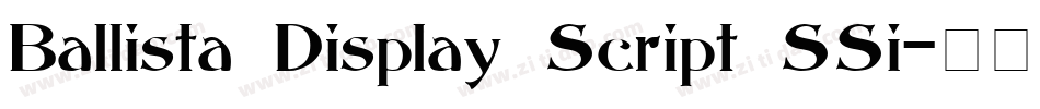 Ballista Display Script SSi字体转换